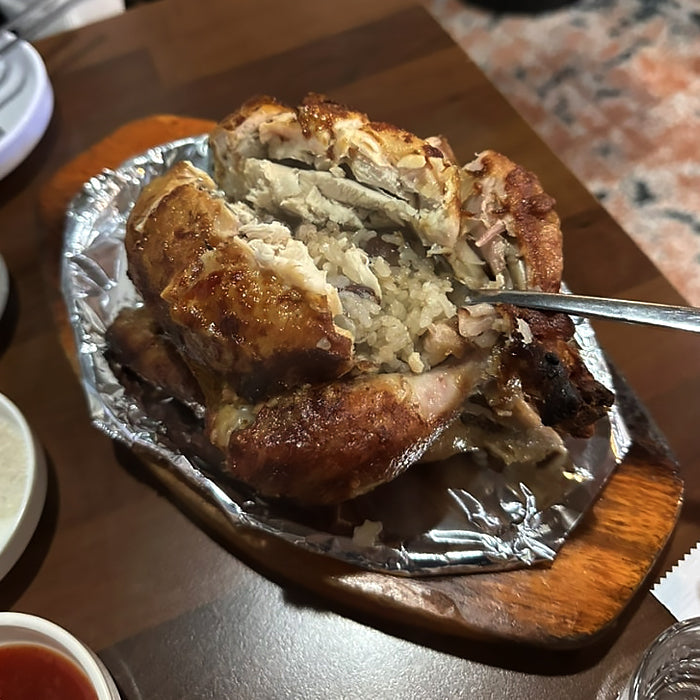 Hannamdong Hanbang Tongdak (Oriental Roast Chicken)